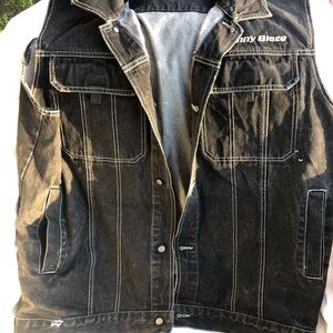 Johnny Blaze Sleeveless Jacket, size:  XXL, 100% cotton